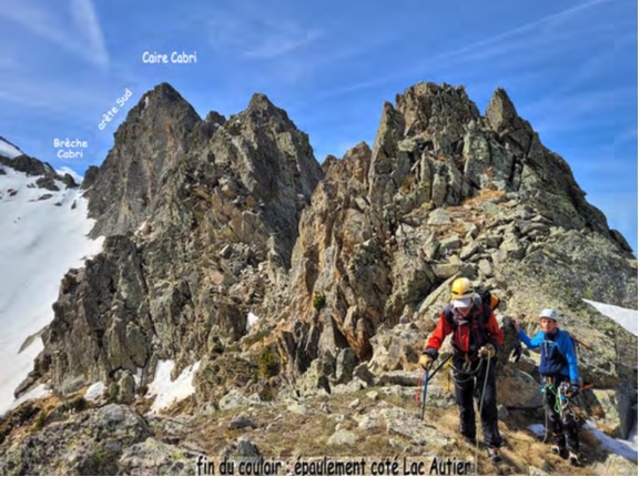 Grand couloir Ouest du Caïre Cabri