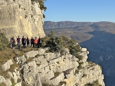 rando galette sur le plateau de Calern