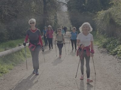 Marche nordique aux rives du Loup